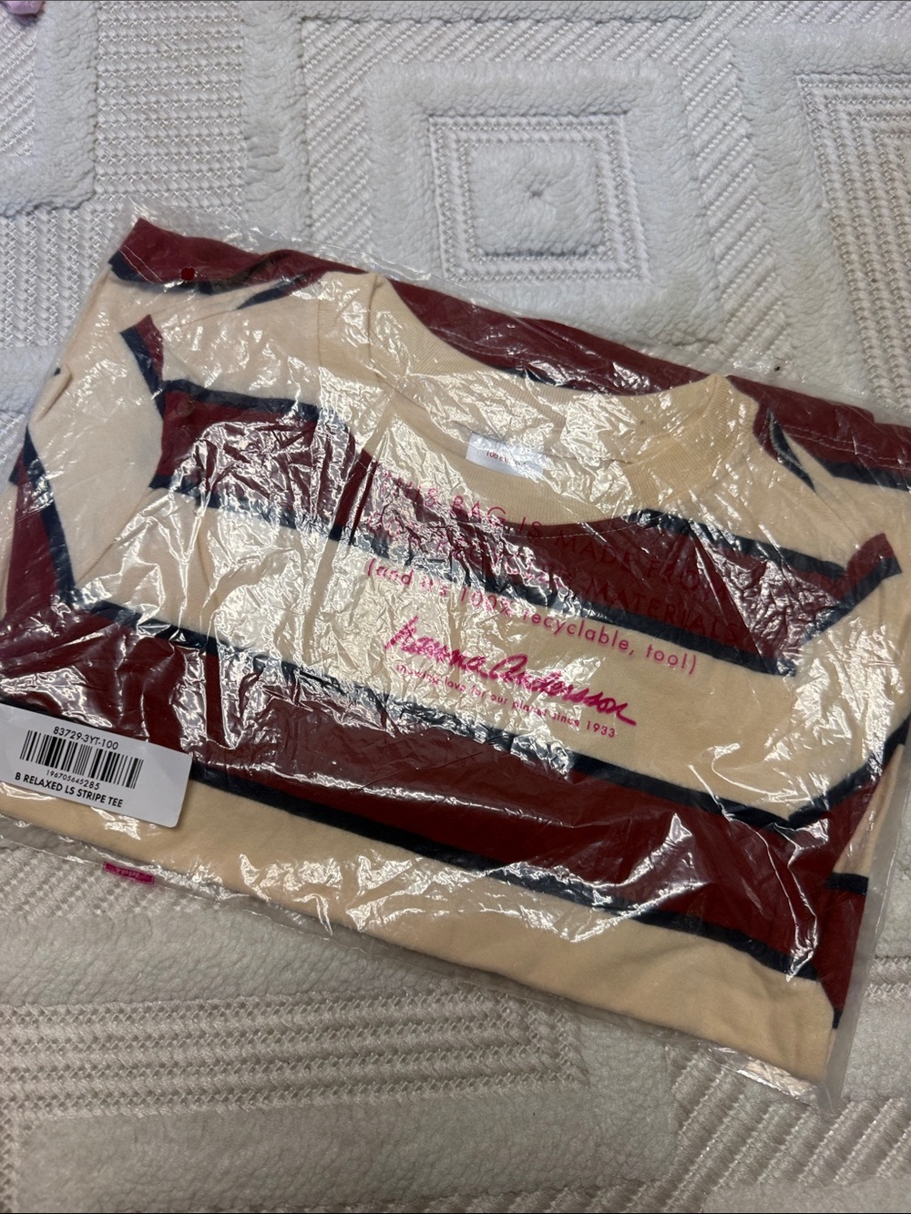 HANNA ANDERSSON - Long Sleeve Relaxed Fit T-Shirt